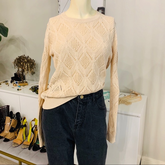 Uniqlo Sweaters - NEW Ines de la Fressange open knit sweater